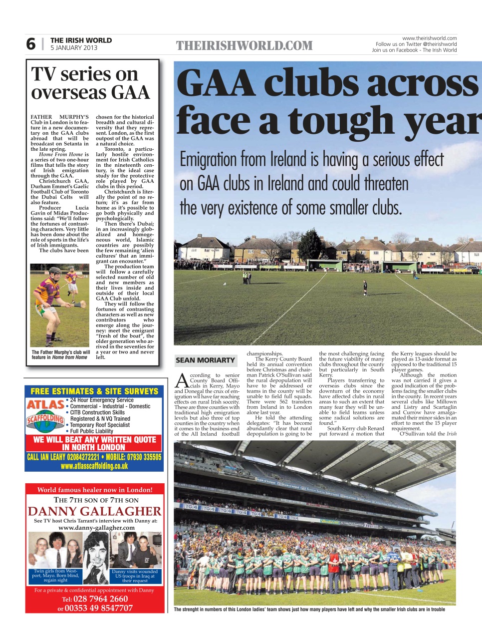 Irish World Preview Pages