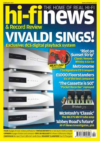 Hi-Fi News issue February 2013