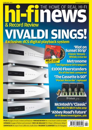 Hi-Fi News issue 