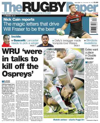The Rugby Paper issue 30th December 2012