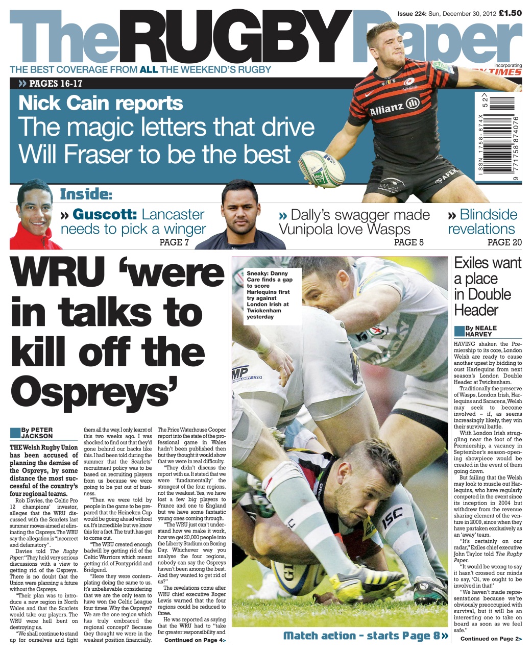 The Rugby Paper Preview Pages