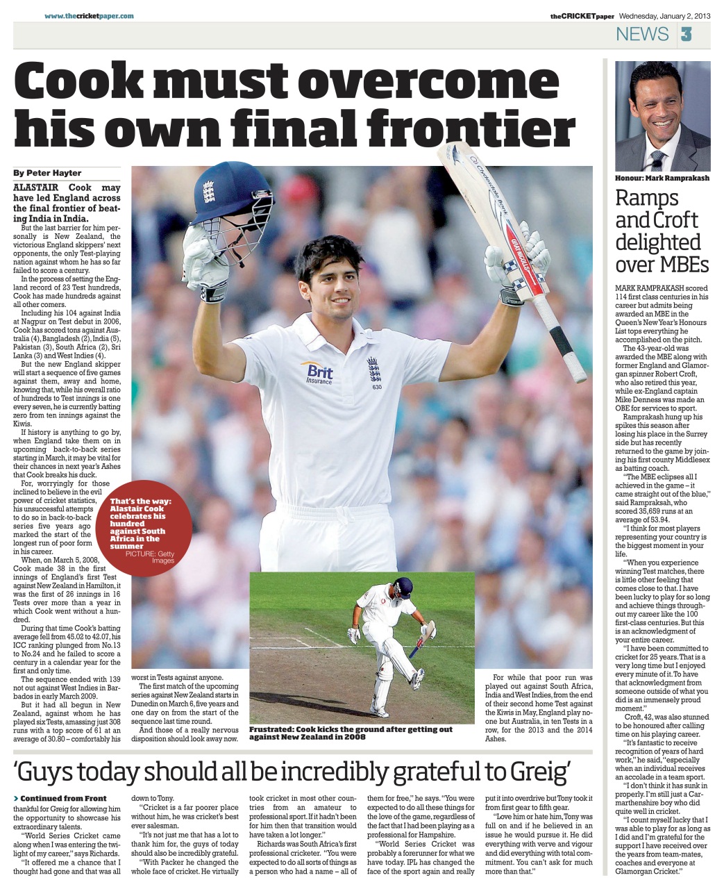 The Cricket Paper Preview Pages