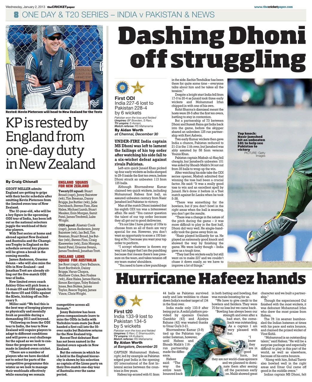 The Cricket Paper Preview Pages