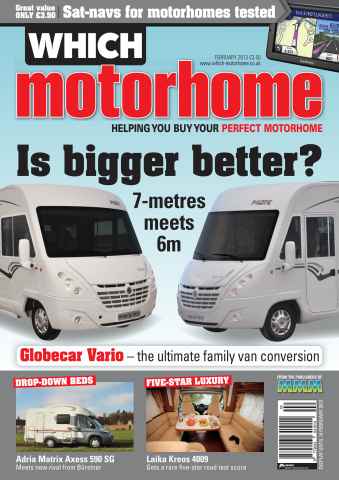 What Motorhome magazine issue Which Motorhome February 2013