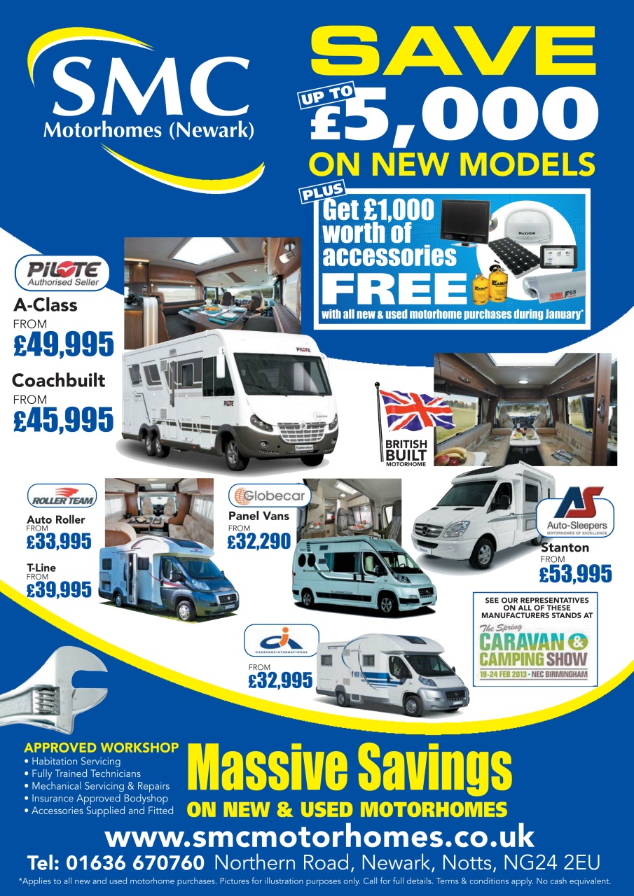 What Motorhome magazine Preview Pages