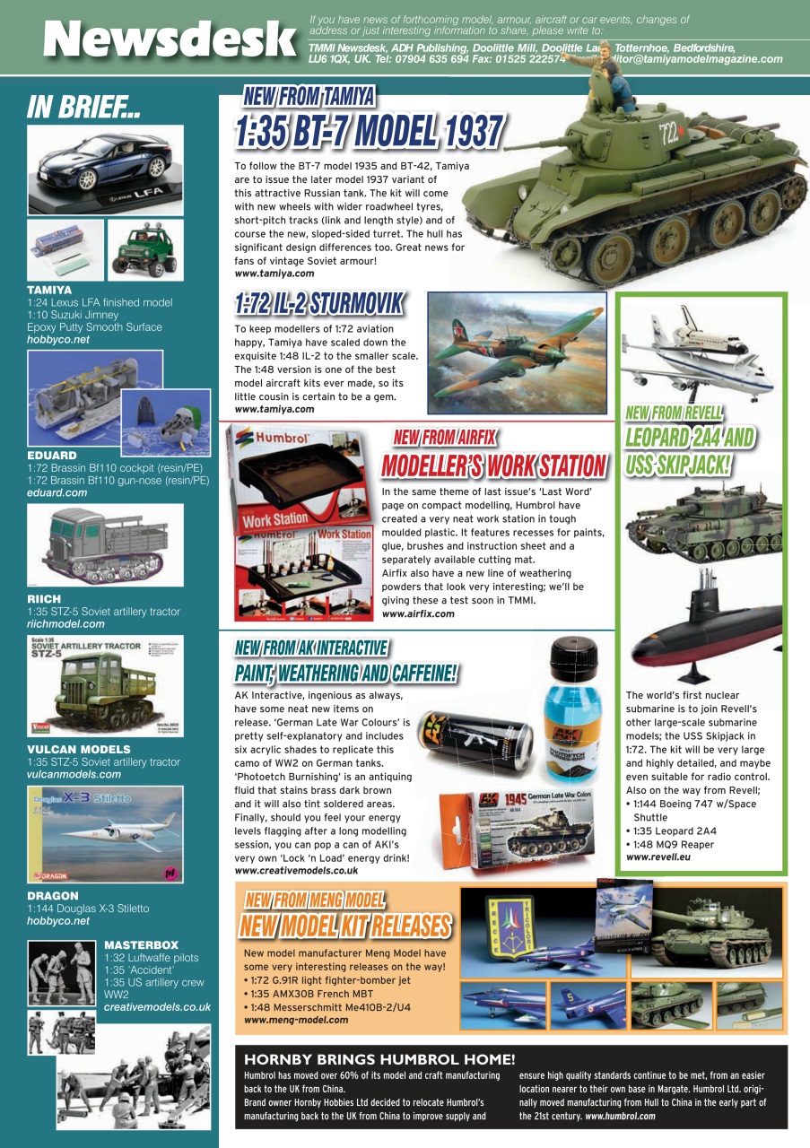 Tamiya Model Magazine Preview Pages