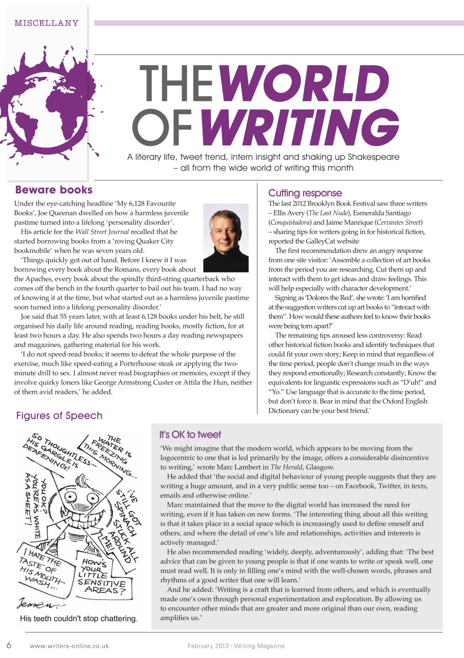 Writing Magazine Preview Pages