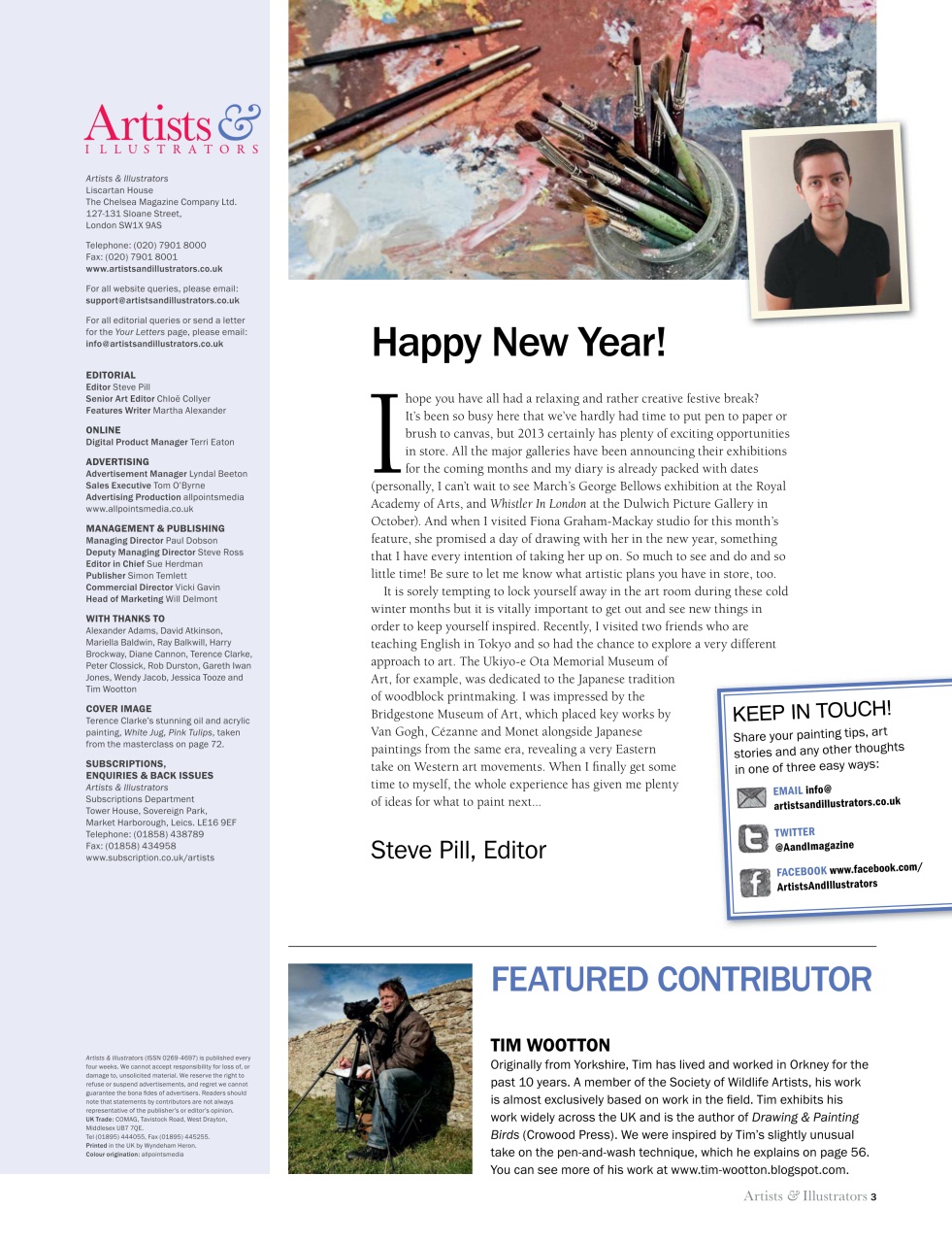 Artists & Illustrators Preview Pages
