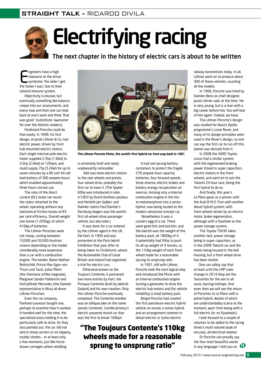 Racecar Engineering Preview Pages