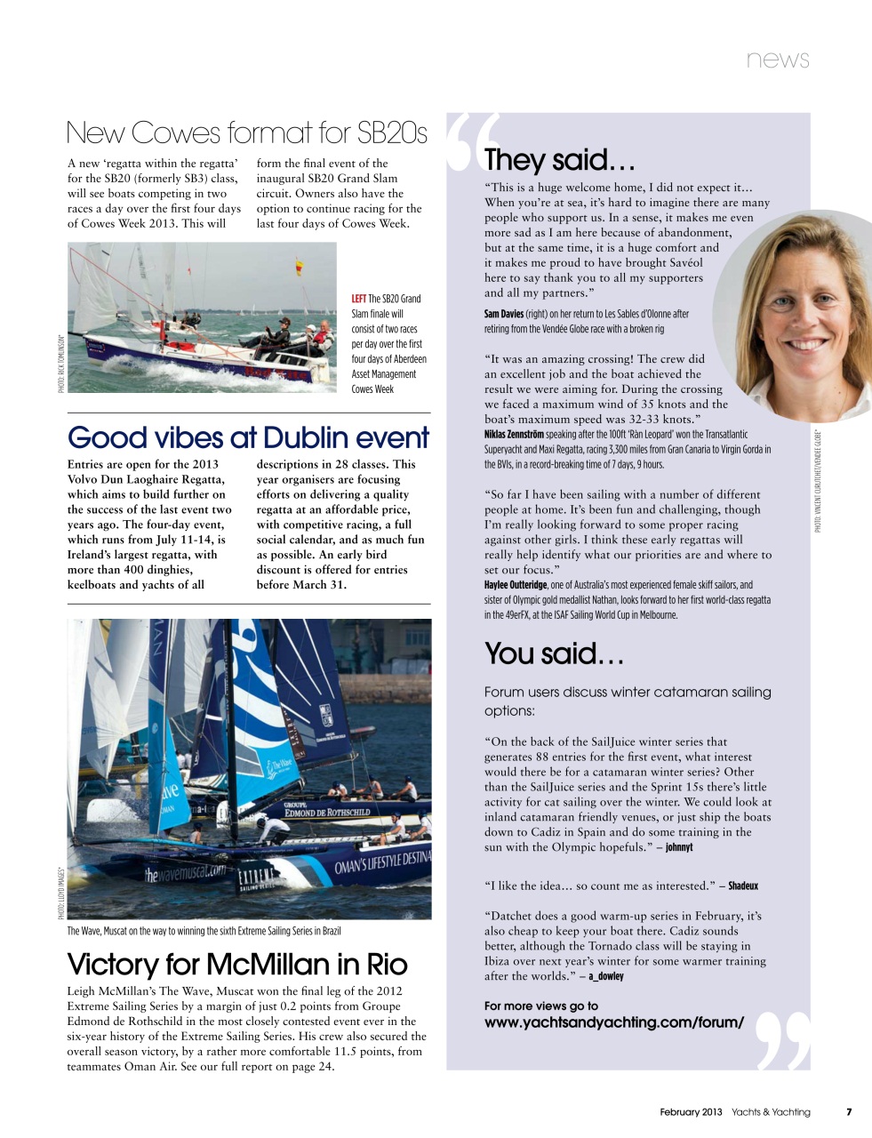 Yachts & Yachting Preview Pages