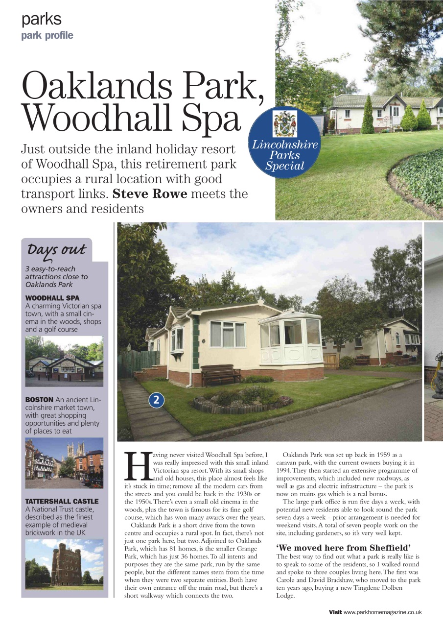 Park Home & Holiday Living Preview Pages