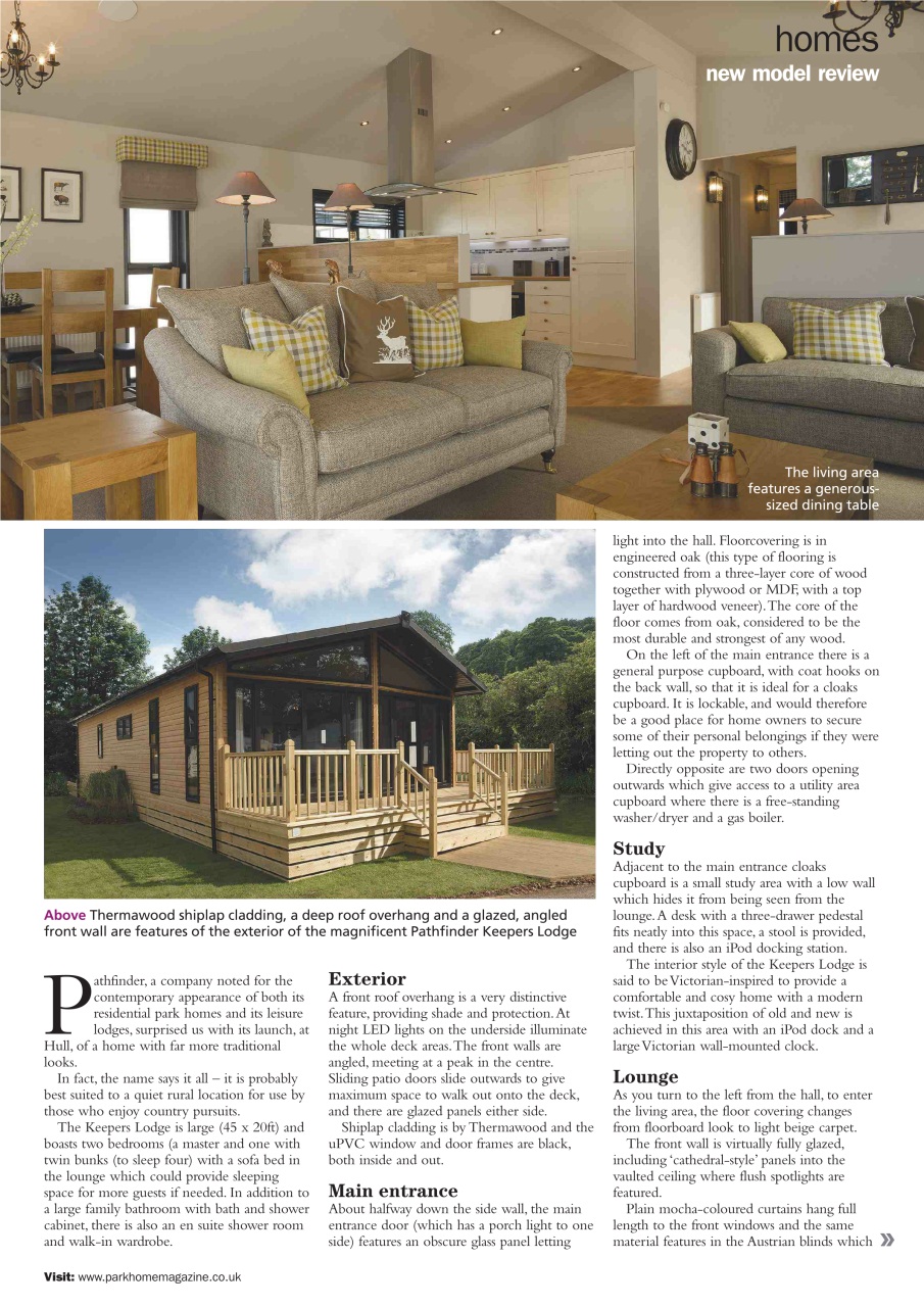 Park Home & Holiday Living Preview Pages