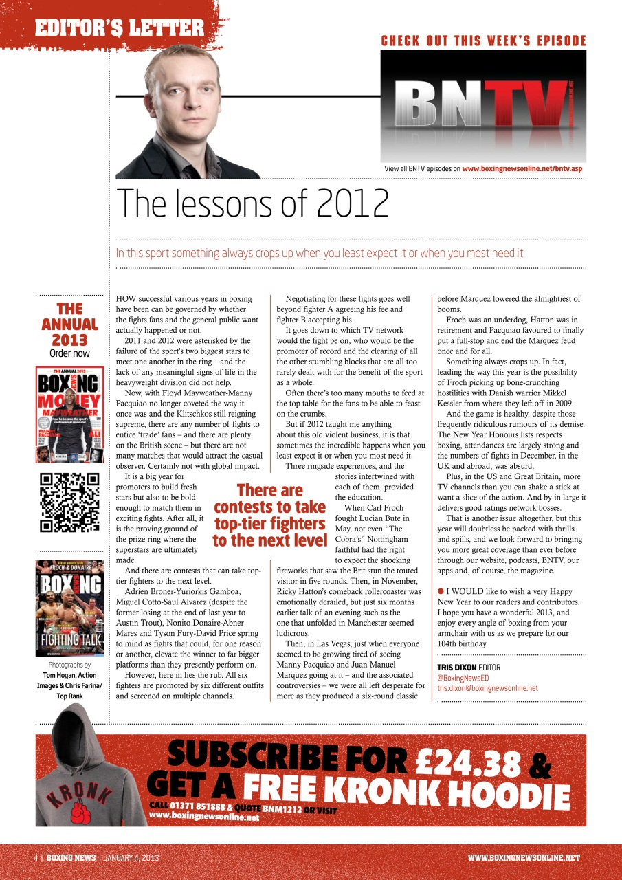 Boxing News Preview Pages
