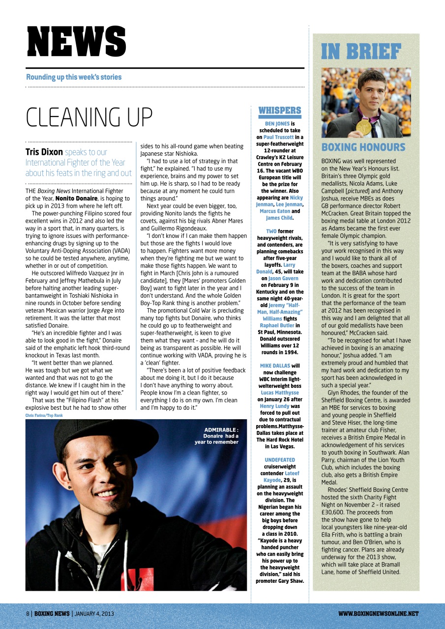 Boxing News Preview Pages