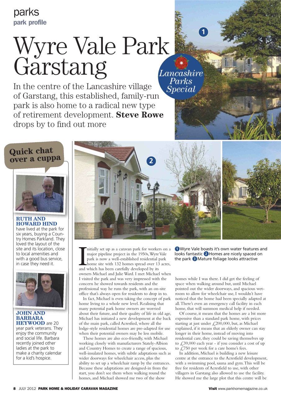 Park Home & Holiday Living Preview Pages