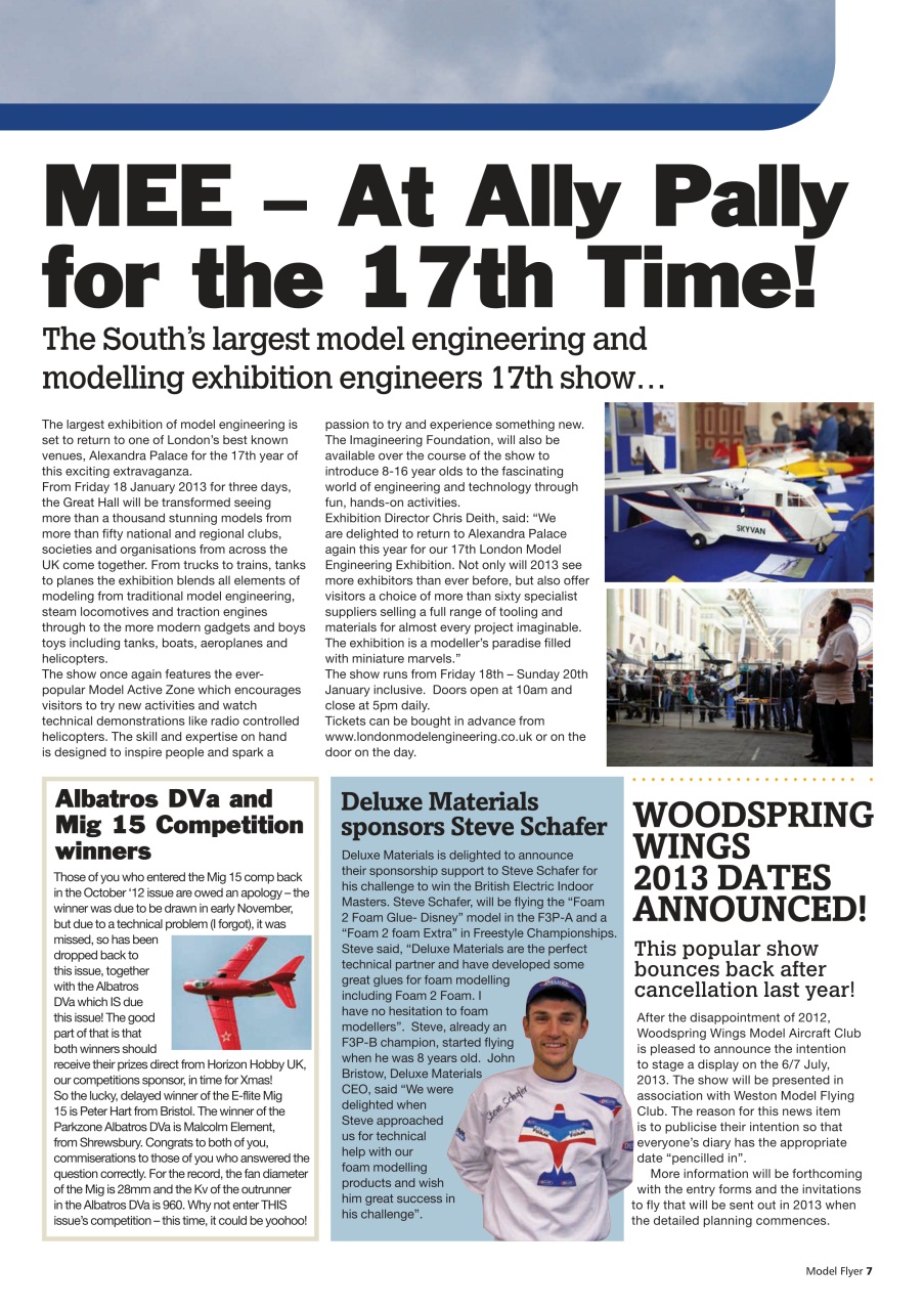 Radio Control Model Flyer Preview Pages