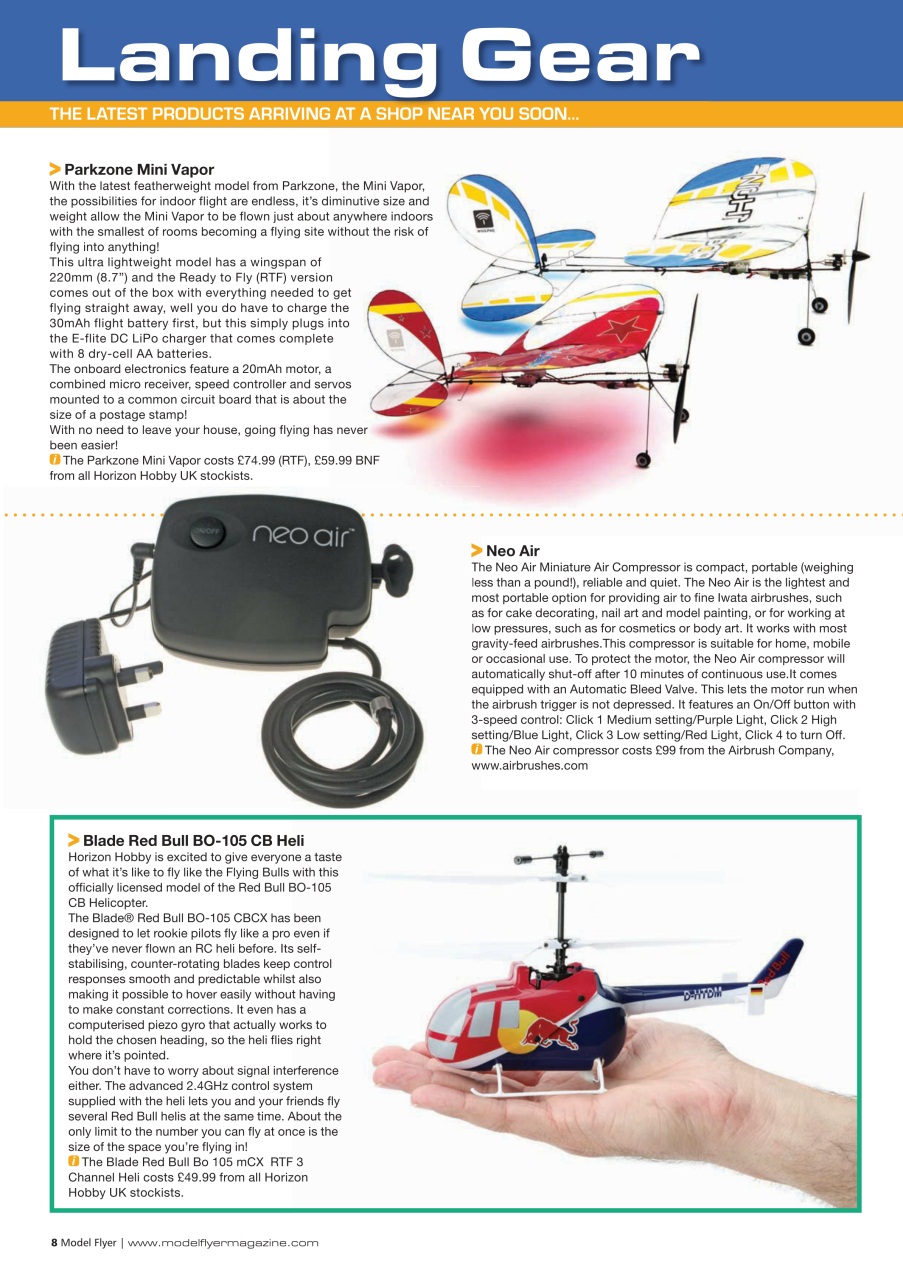Radio Control Model Flyer Preview Pages