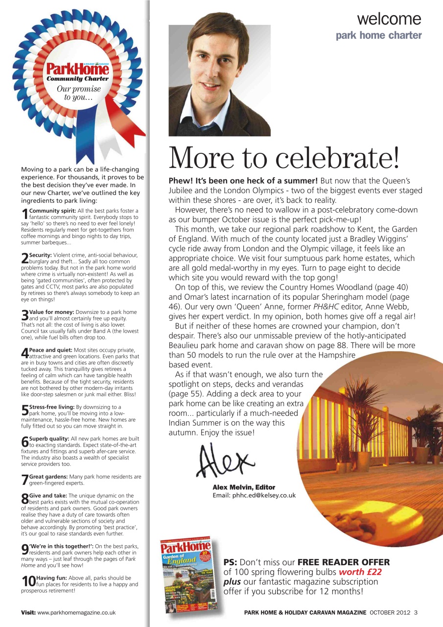 Park Home & Holiday Living Preview Pages