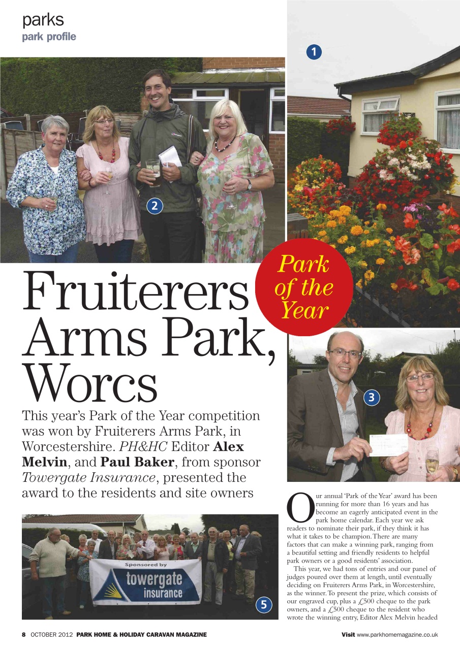 Park Home & Holiday Living Preview Pages