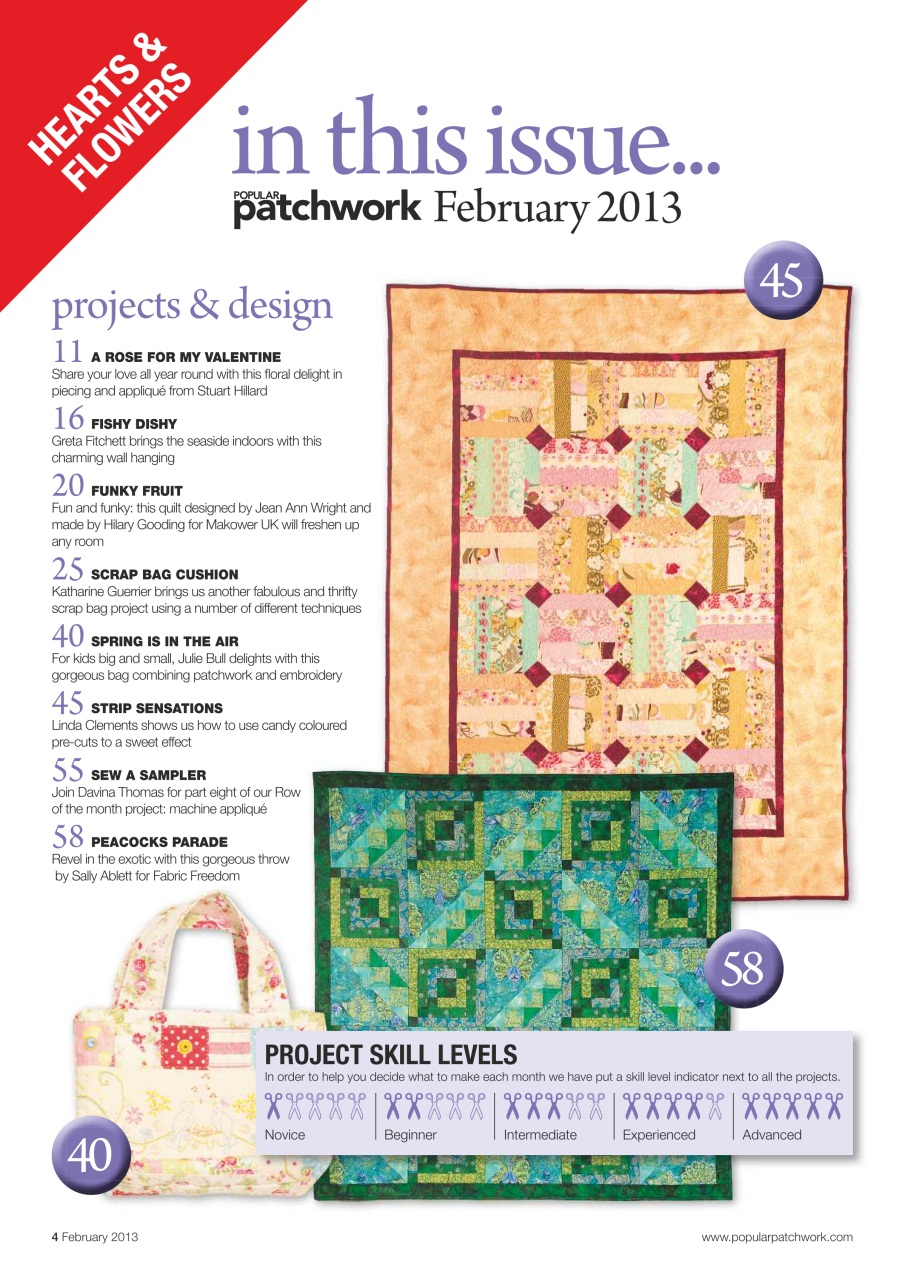 Popular Patchwork Magazine Preview Pages