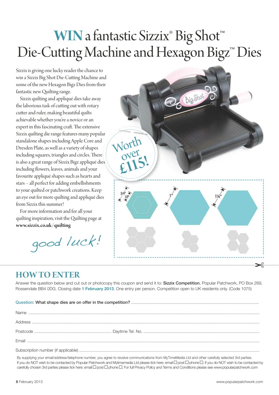 Popular Patchwork Magazine Preview Pages