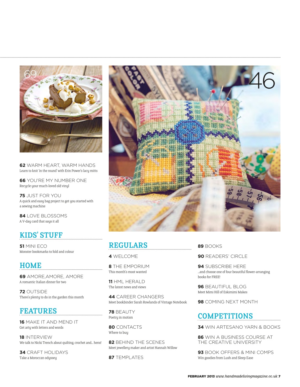 Handmade Living Preview Pages