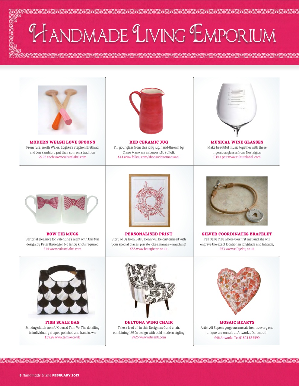 Handmade Living Preview Pages