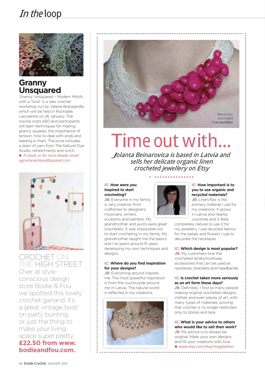 Inside Crochet Preview Pages