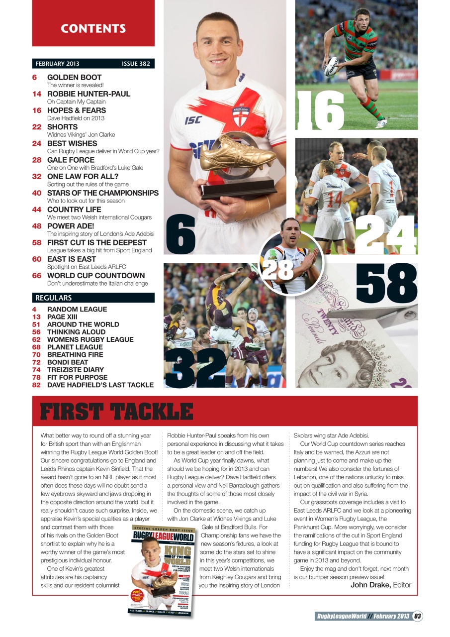 Rugby League World Preview Pages