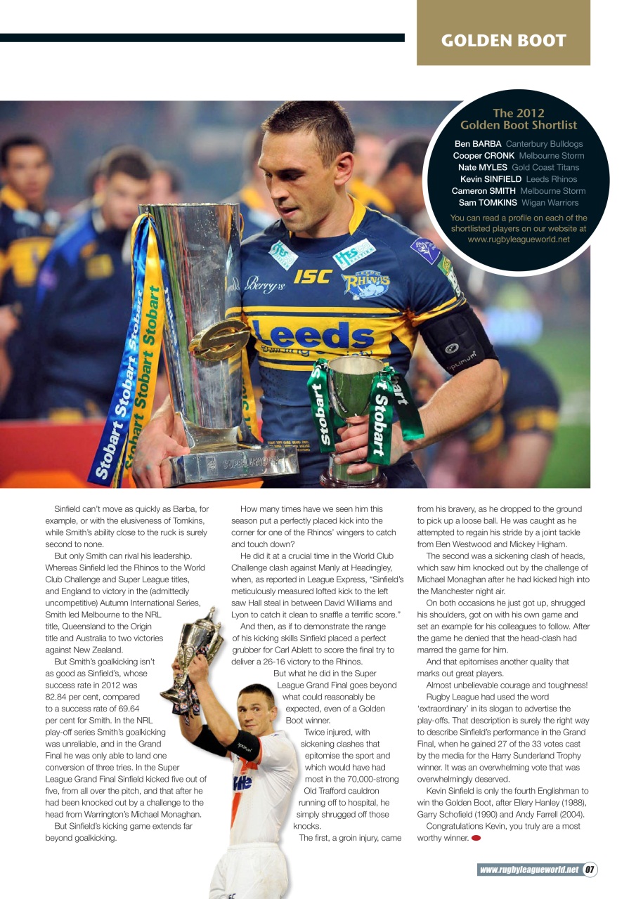 Rugby League World Preview Pages