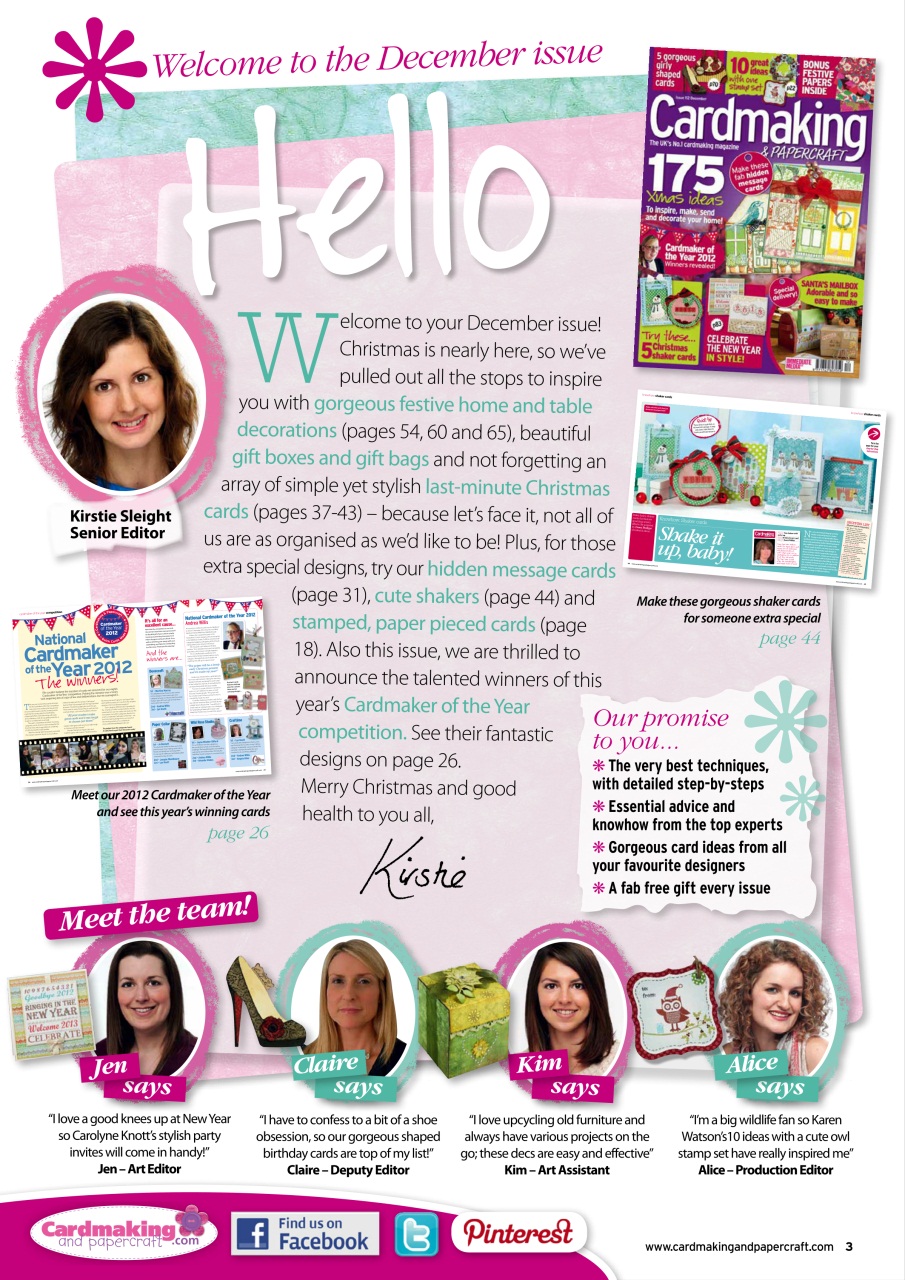 Cardmaking & Papercraft Preview Pages