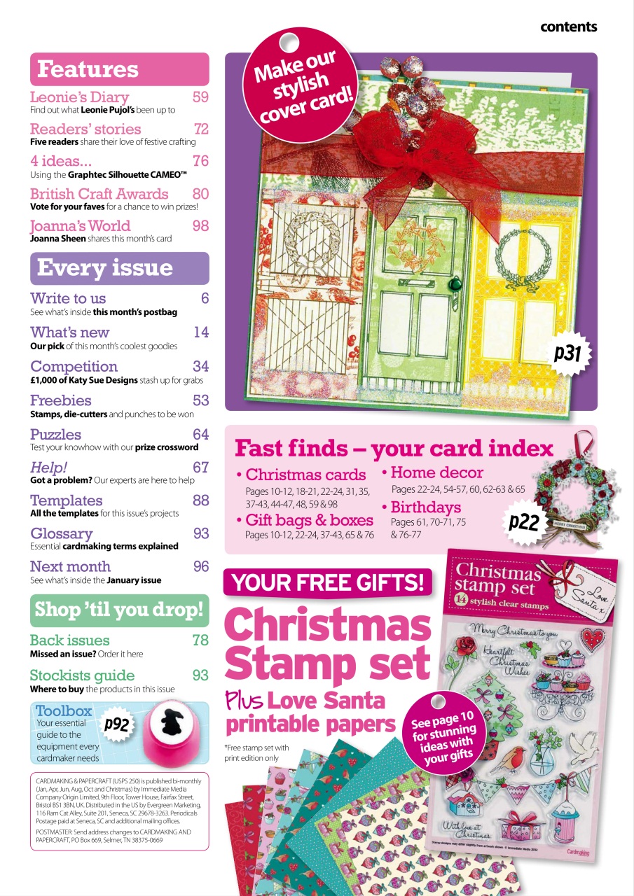 Cardmaking & Papercraft Preview Pages