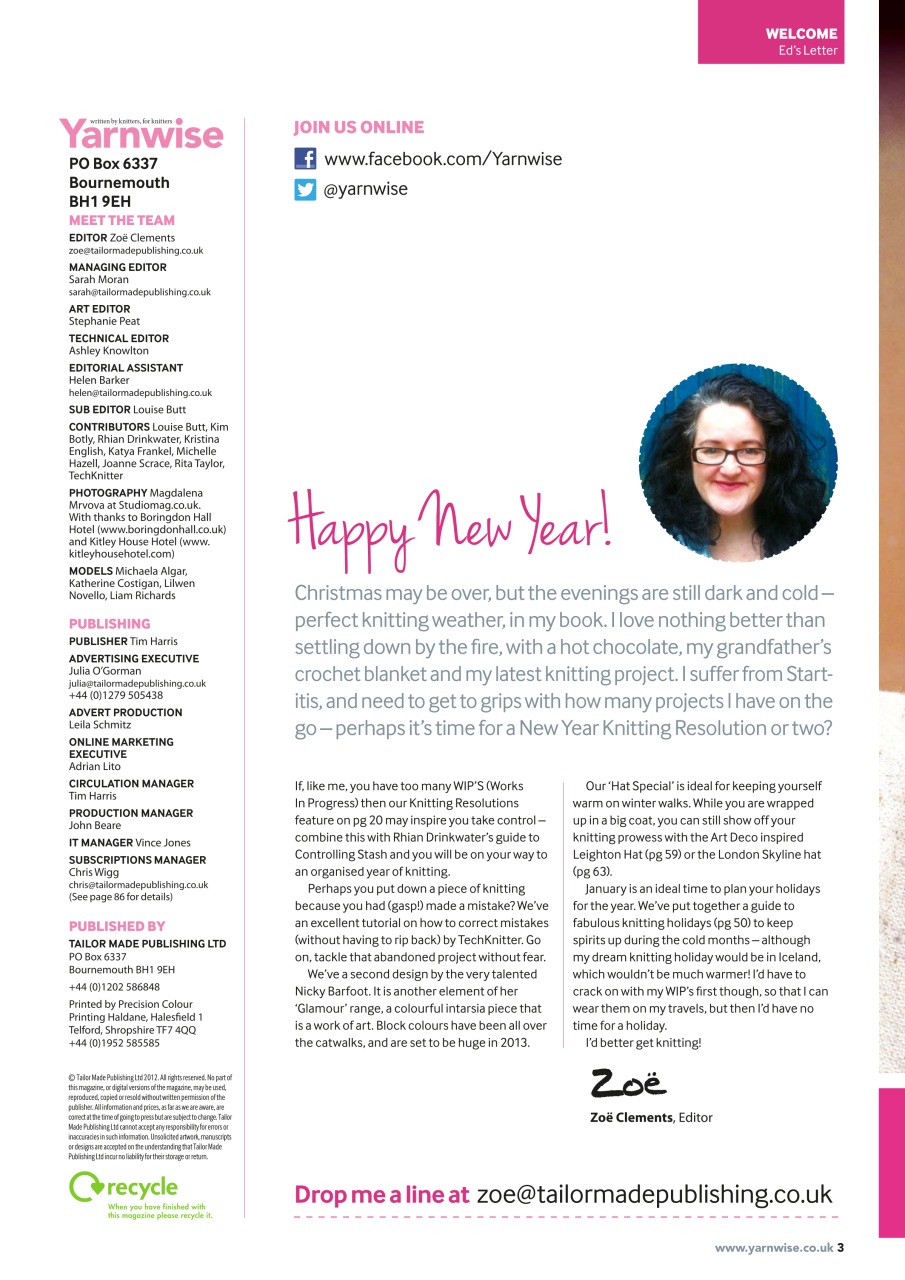 Yarnwise Preview Pages