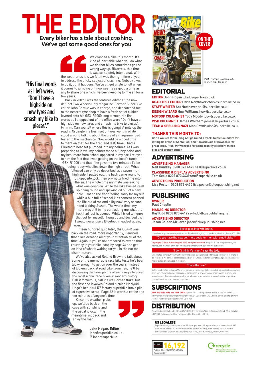 Superbike Magazine Preview Pages
