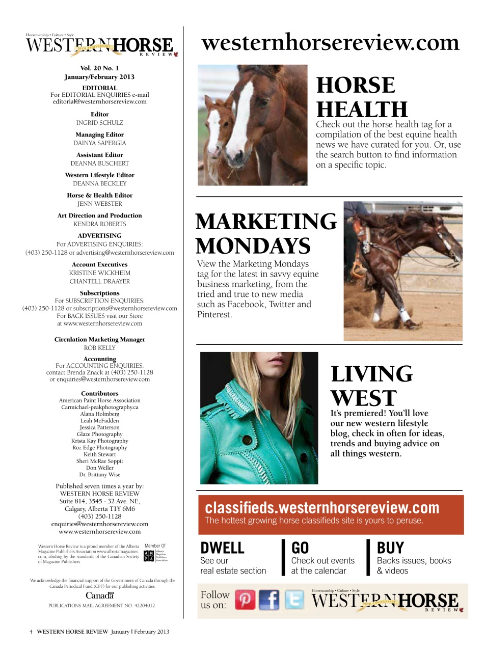 Western Horse Review Preview Pages