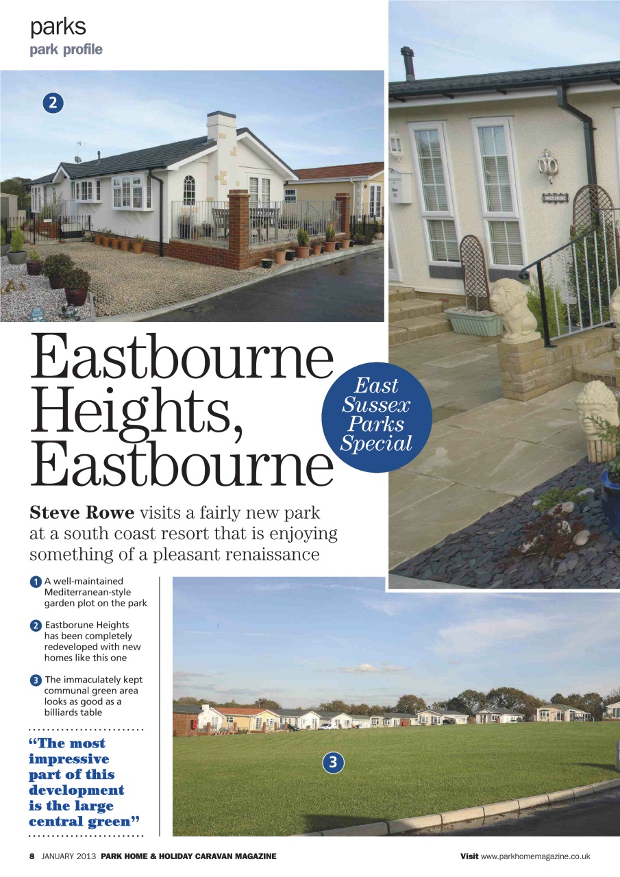 Park Home & Holiday Living Preview Pages