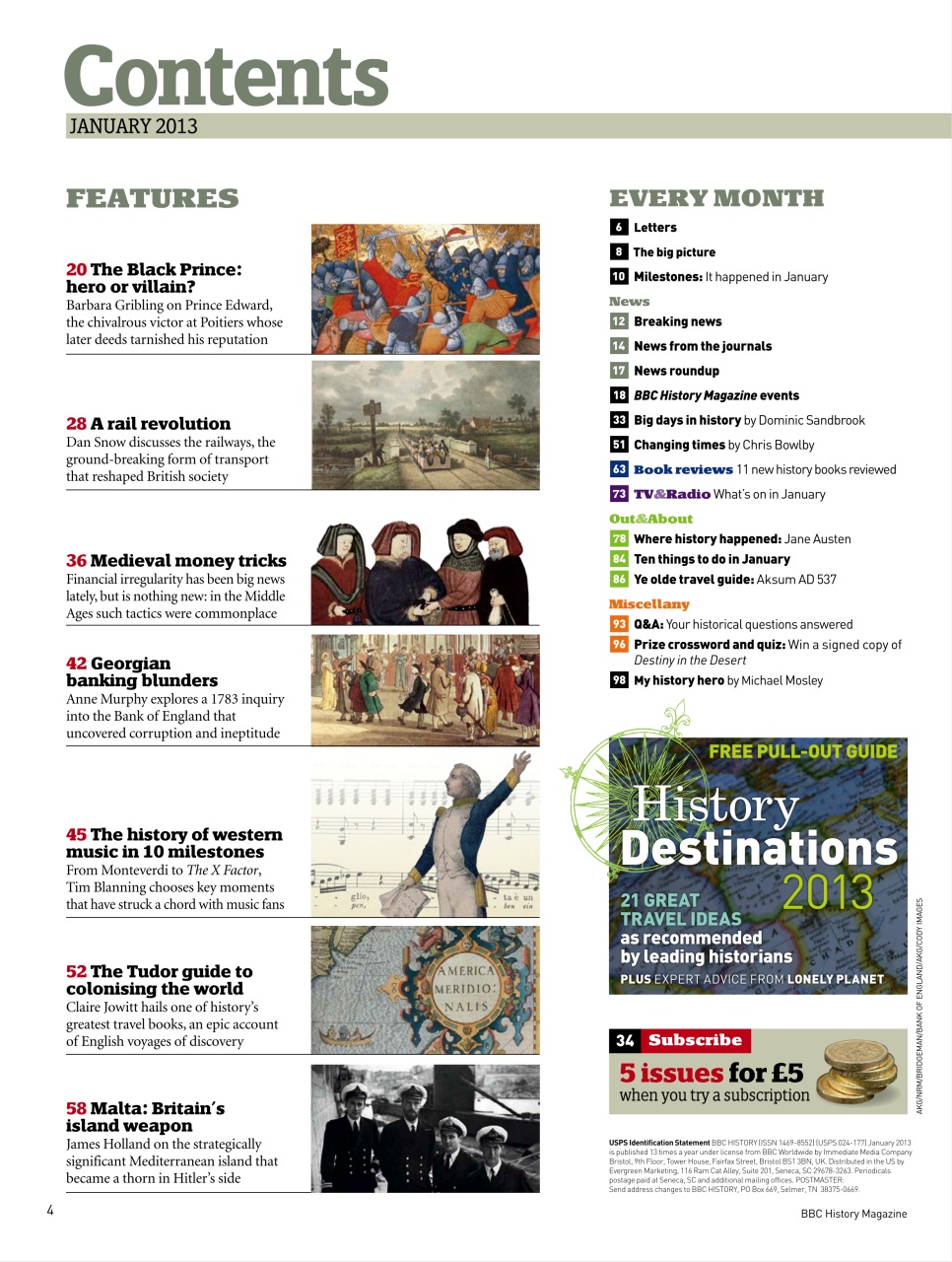 BBC History Magazine Preview Pages