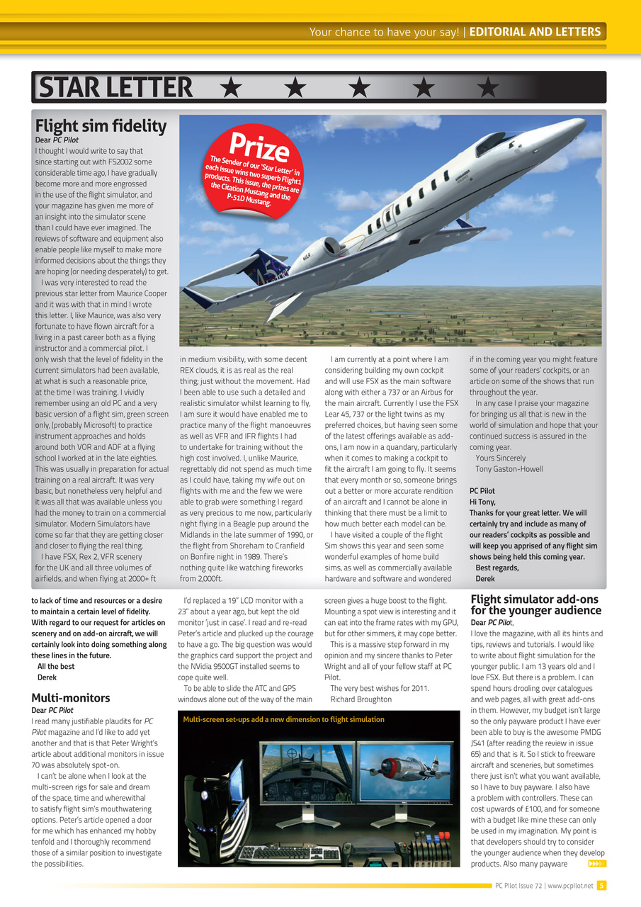 PC Pilot Preview Pages