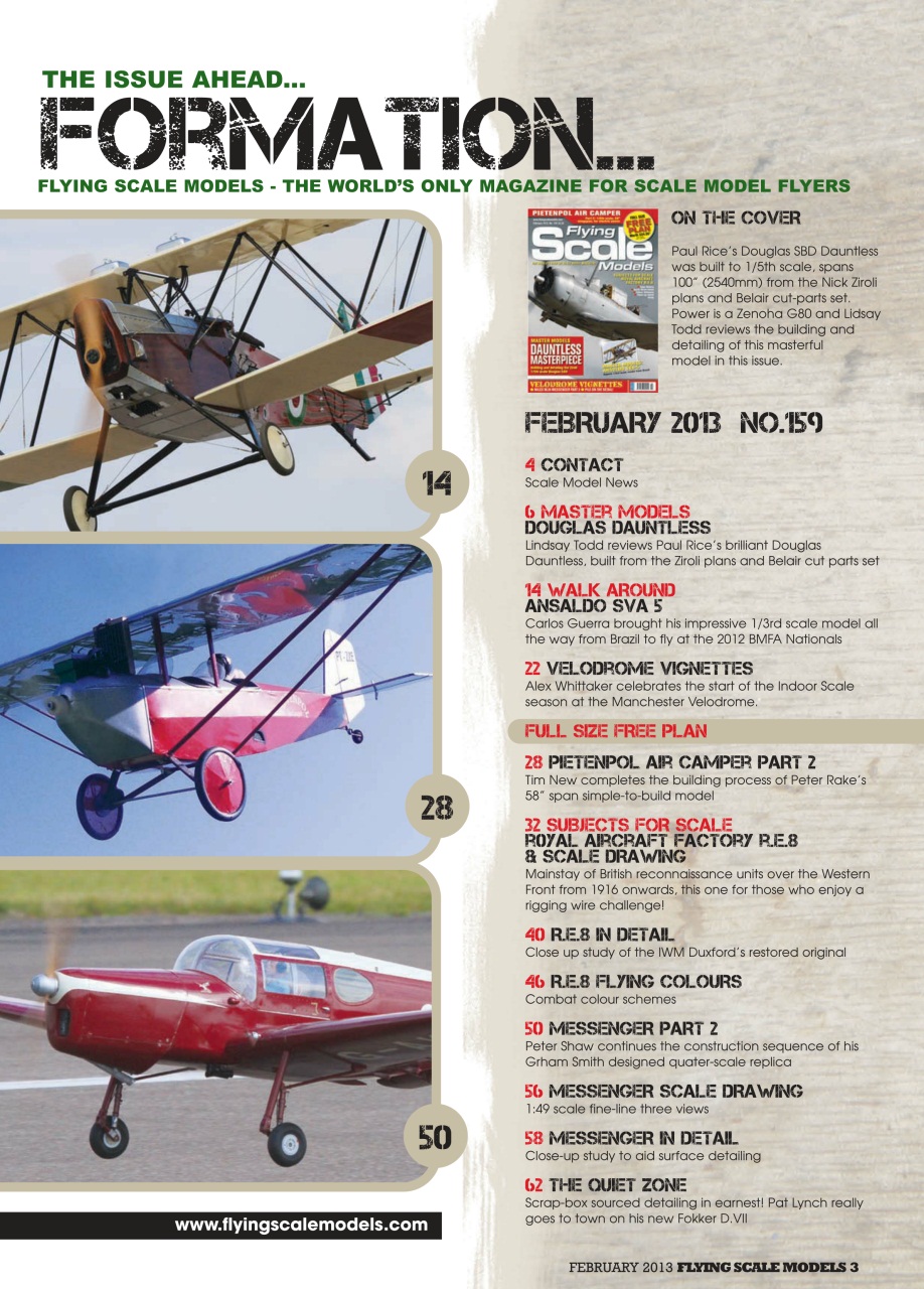 Flying Scale Models Preview Pages