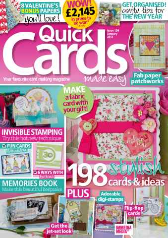 Quick Cards Made Easy issue January 2013