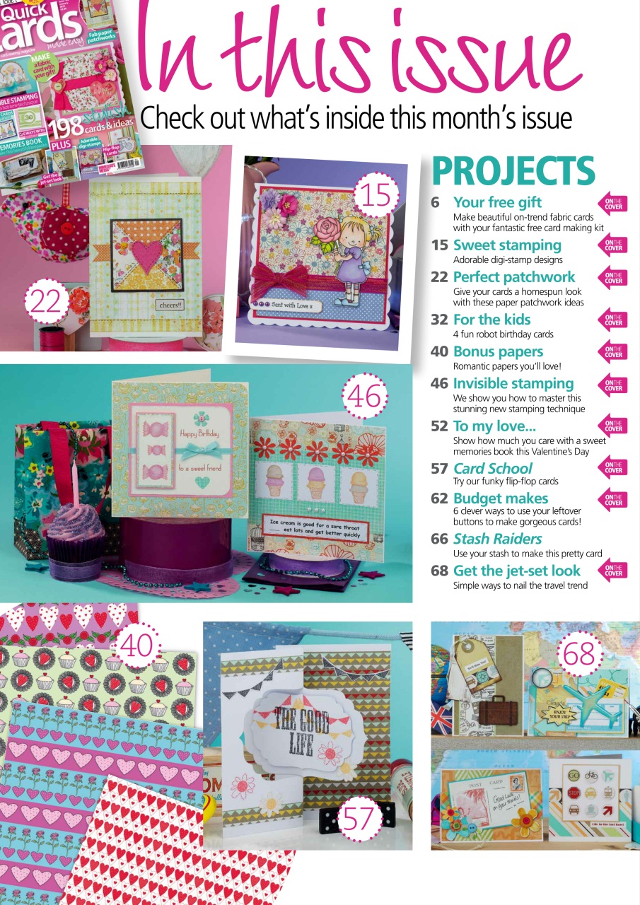 Quick Cards Made Easy Preview Pages