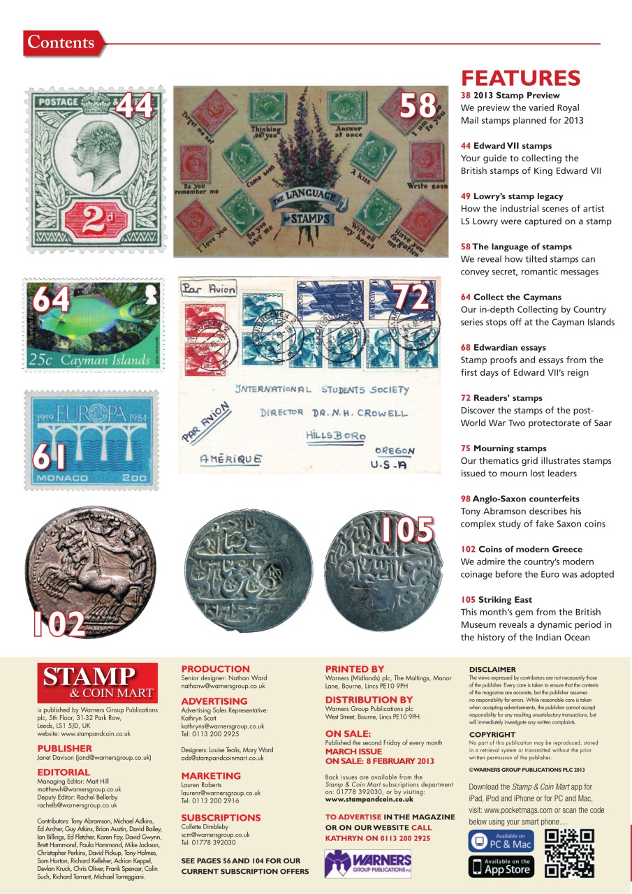 Stamp Collector Preview Pages