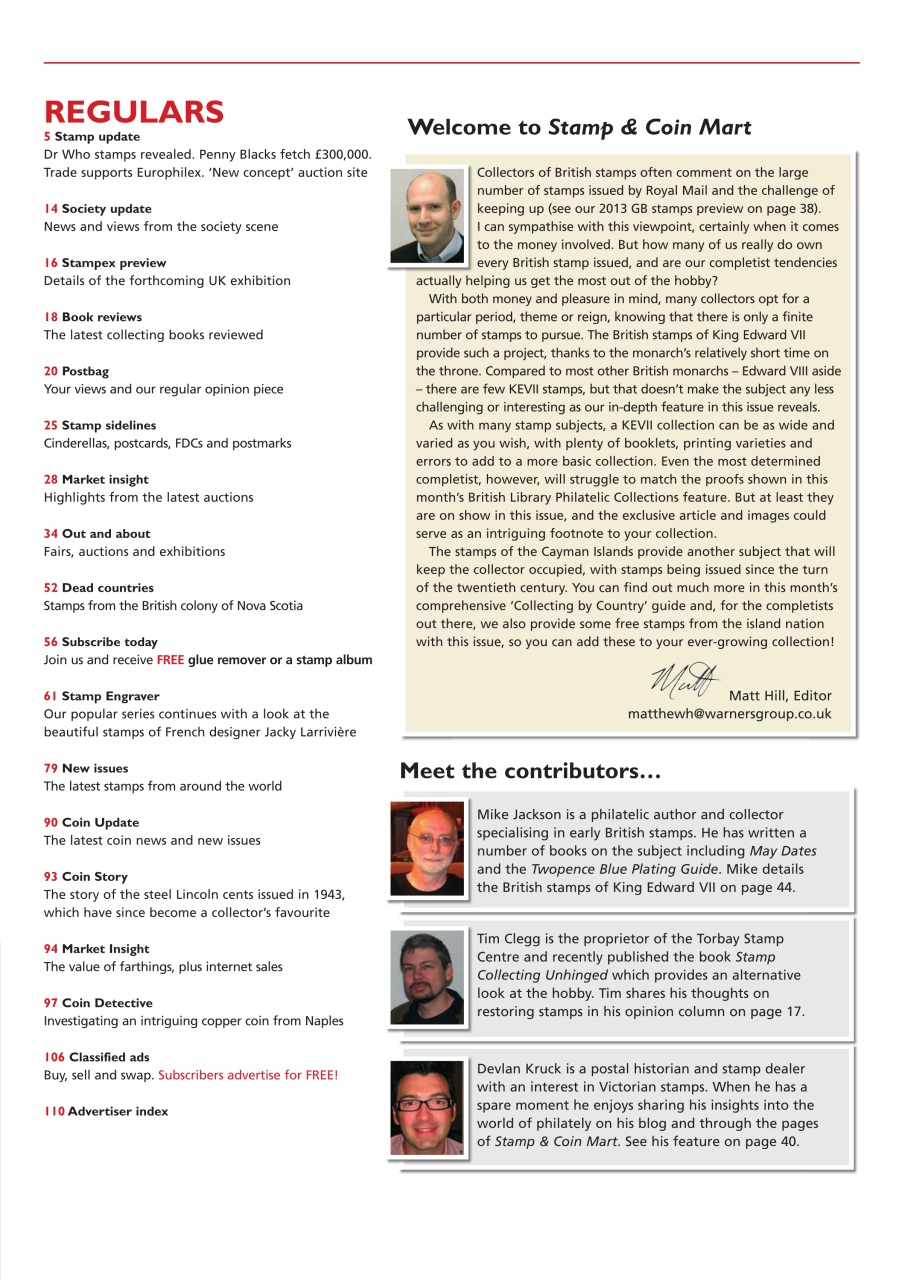 Stamp Collector Preview Pages