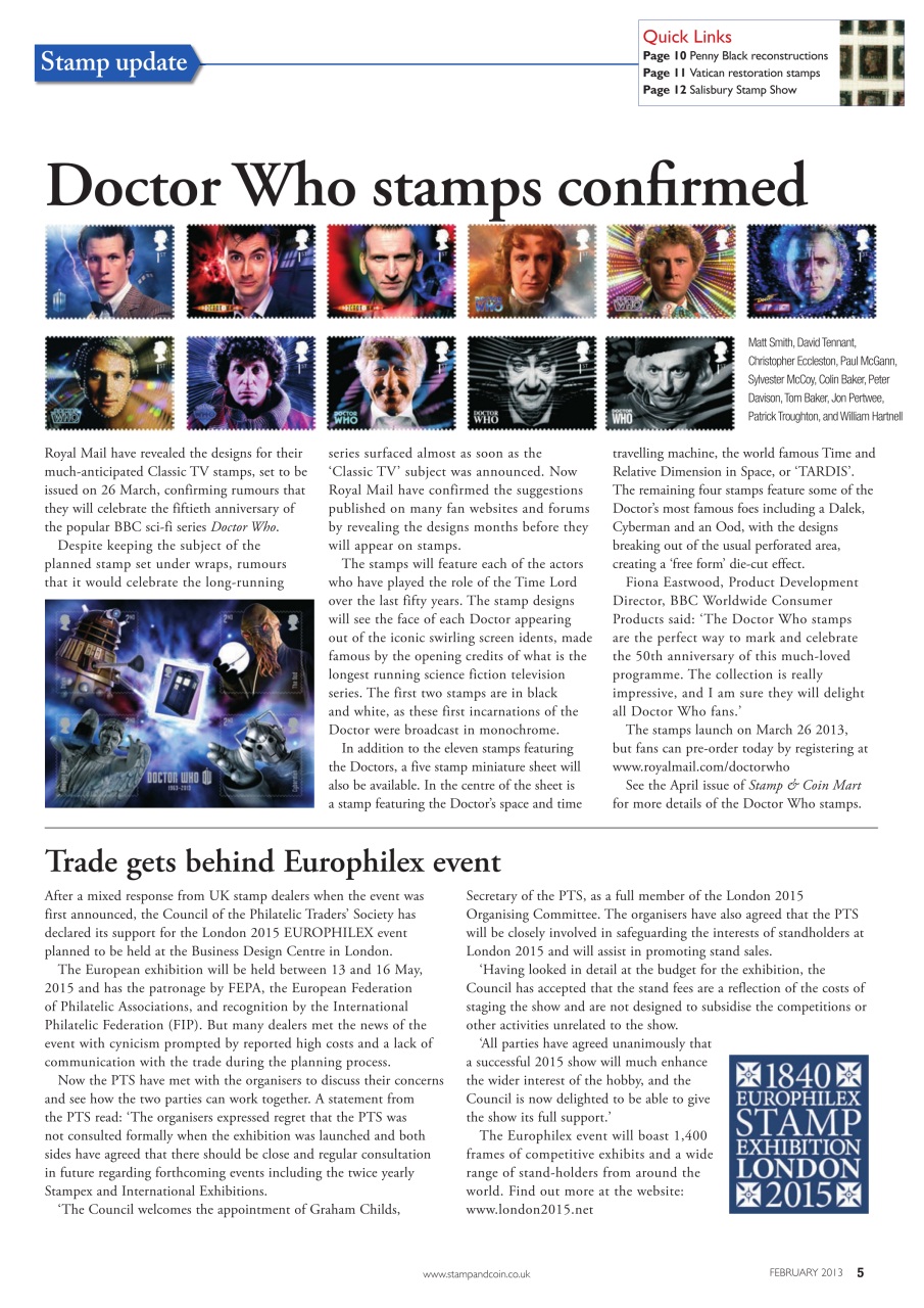 Stamp Collector Preview Pages