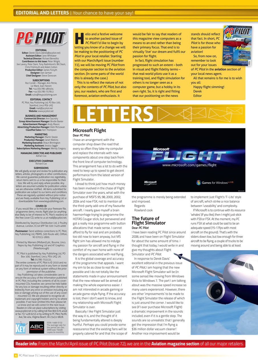 PC Pilot Preview Pages