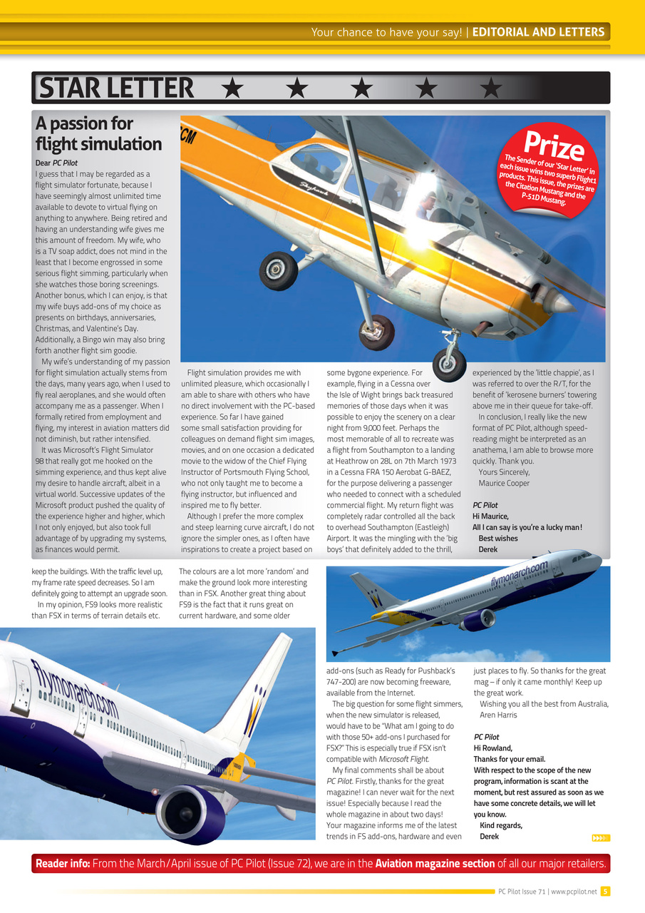 PC Pilot Preview Pages