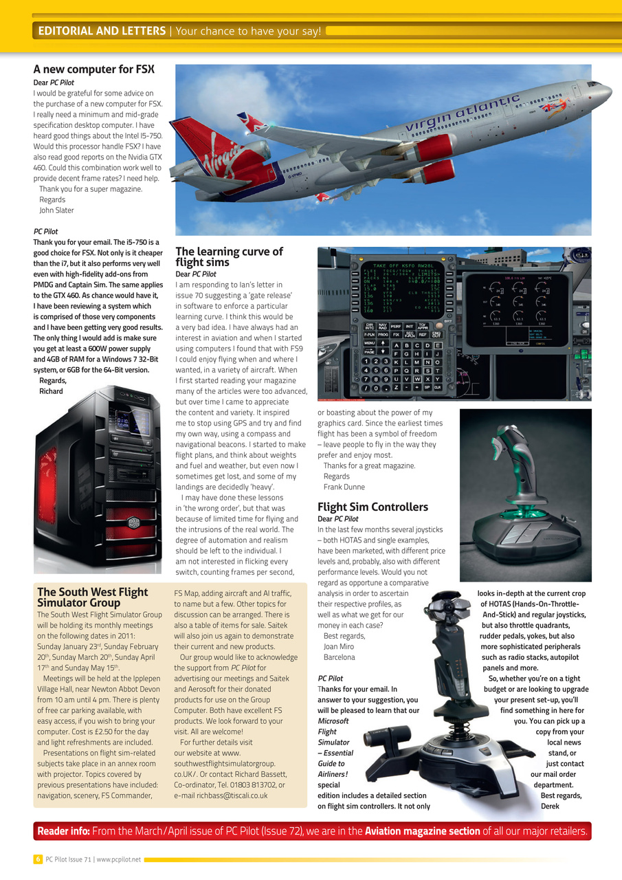 PC Pilot Preview Pages