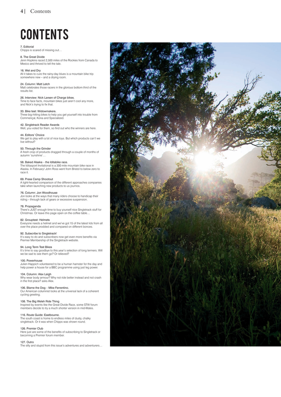 Singletrack Preview Pages