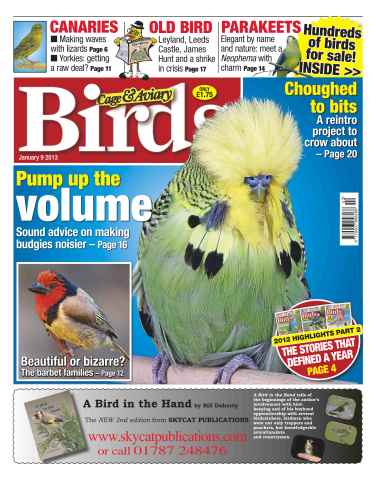 Cage & Aviary Birds issue Cage & Aviary January 9 2013