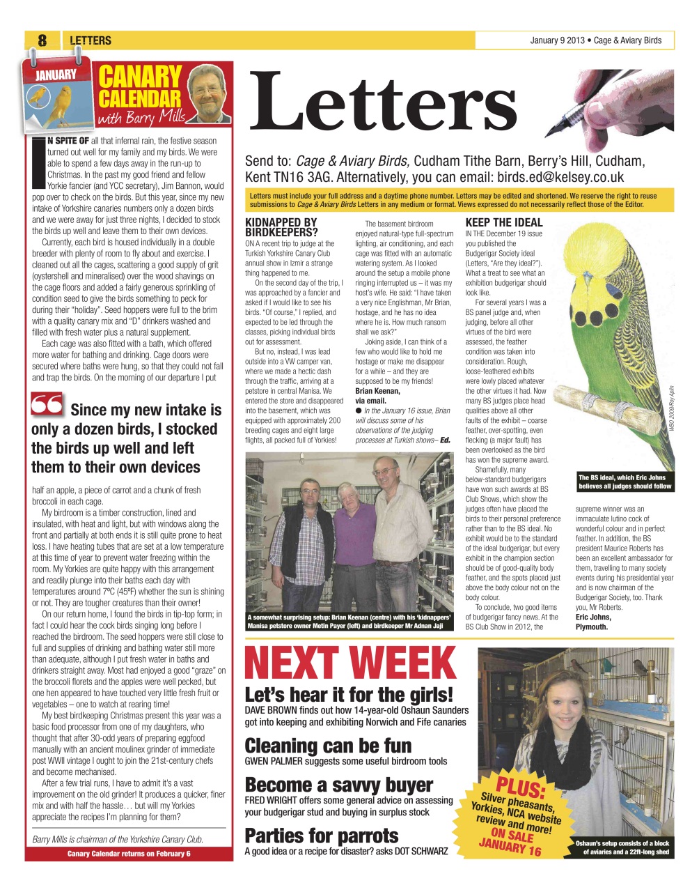 Cage & Aviary Birds Preview Pages